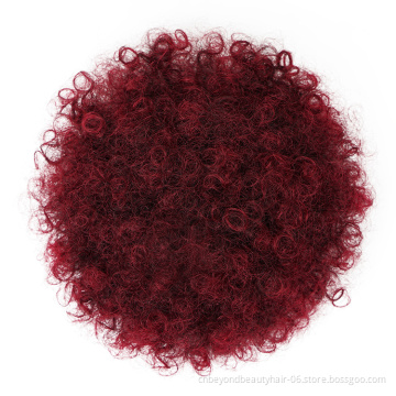 Bulk Synthetic Chignon Afro Hair Bun Maker Postiche Cheveux Hair Pieces Bun Hairbands Diameter  Bun Afro Hairpiece